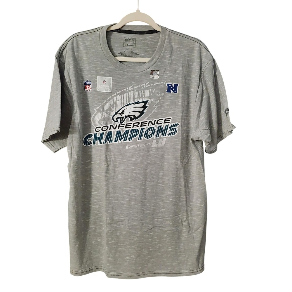 Philadelphia Eagles NFL Conference Champions Super Bowl LII Pro Line T-Shirt L